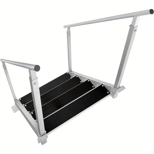 Steigerladder – Steiger Trap – Bootladder – Aluminium Ladder – Verstelbaar – 4 Treden – Lichtgewicht Aluminium – Antislip Veiligheid