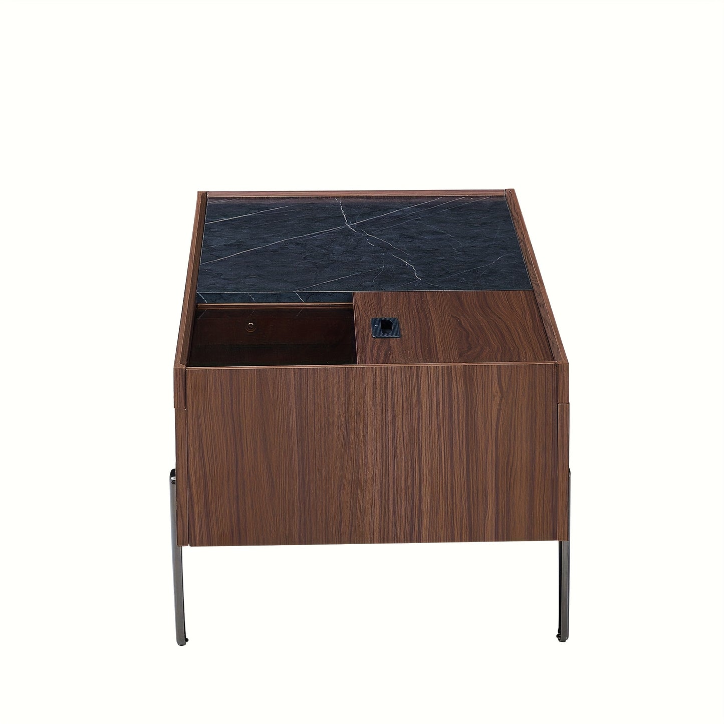 Ronde Marmeren Eettafel – Ronde Tafel – Marmeren Tafel – Eettafel Marmer – Design Eettafel – Wit Marmeren Blad – Gouden Metalen Onderstel – Diameter 100 cm – Stevig & Duurzaam