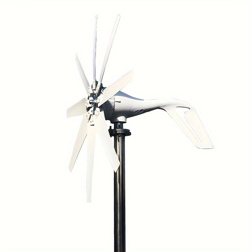 1000W Horizontale As Windturbine – Windgenerator – Windmolen – Windenergie Generator – Windkracht Installatie – 48V 8 Bladen – Laag Startwindvermogen – Geluidsarm