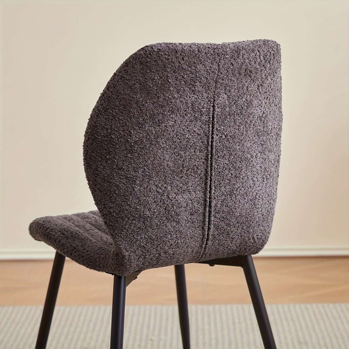 Eetkamerstoelen – Stoelen – Kuipstoelen – Dining Chairs – Woonkamerstoelen – Ergonomisch Design – Linnen Bekleding & Metalen Onderstel