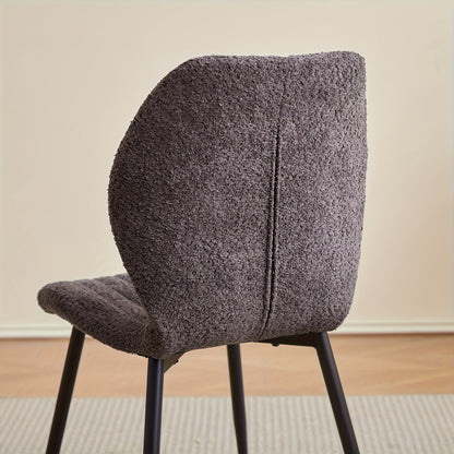 Eetkamerstoelen – Stoelen – Kuipstoelen – Dining Chairs – Woonkamerstoelen – Ergonomisch Design – Linnen Bekleding & Metalen Onderstel