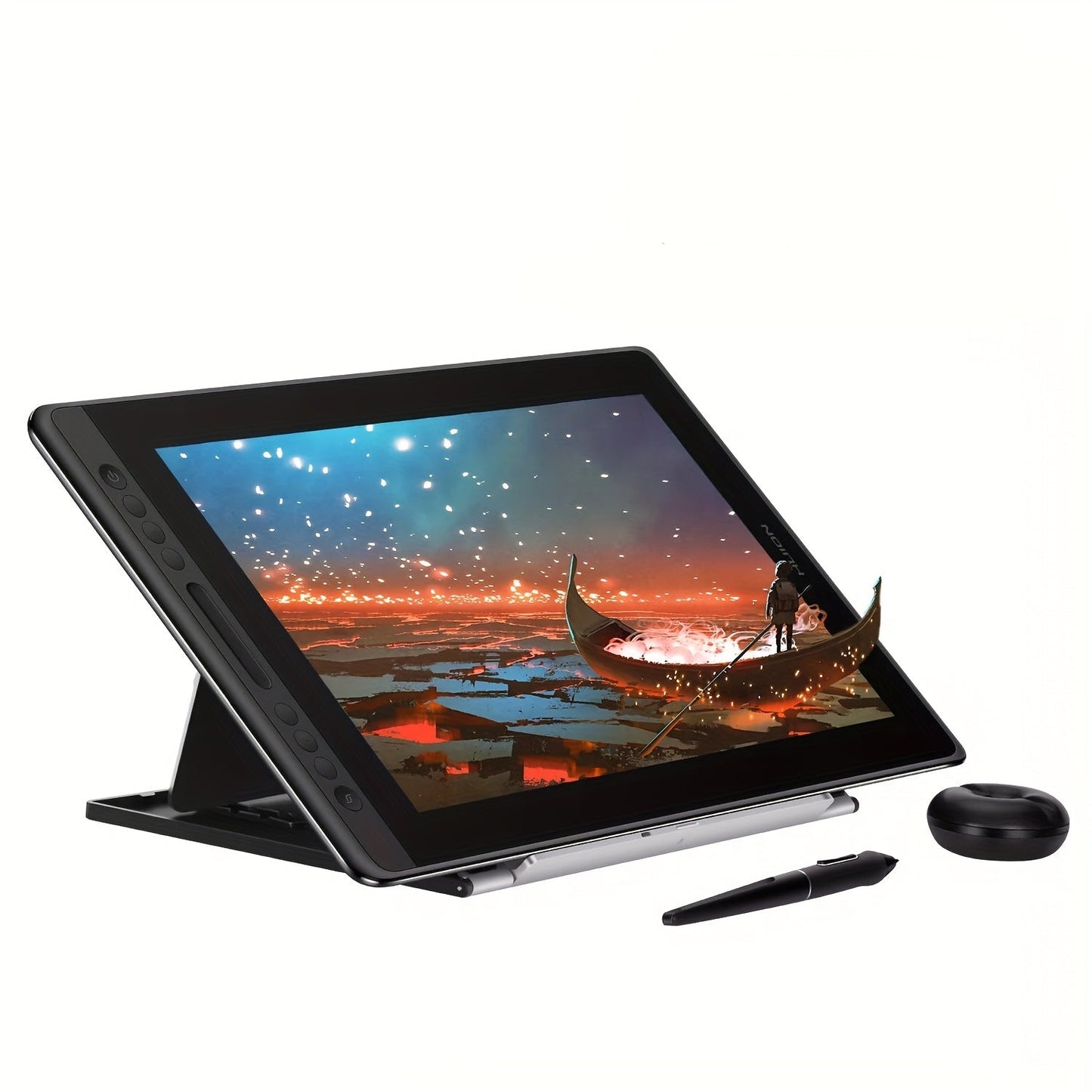 Tekentablet – Grafisch Tablet – Tekenscherm – Digitale Tekentablet – Pen Display – 15,6 Inch – Anti-Glare Glas – 6 Programmeerbare Sneltoetsen – Verstelbare Standaard