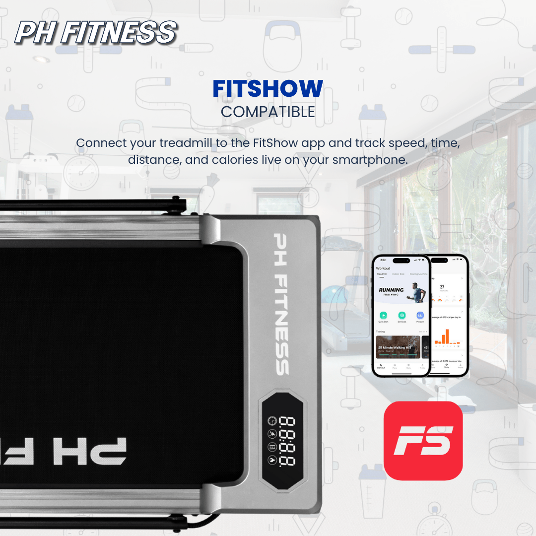 Loopband – Wandelband – Hardloopband – Treadmill – Walking Pad – Inklapbaar Design – 1,3 PK Motor & Bluetooth Connectiviteit