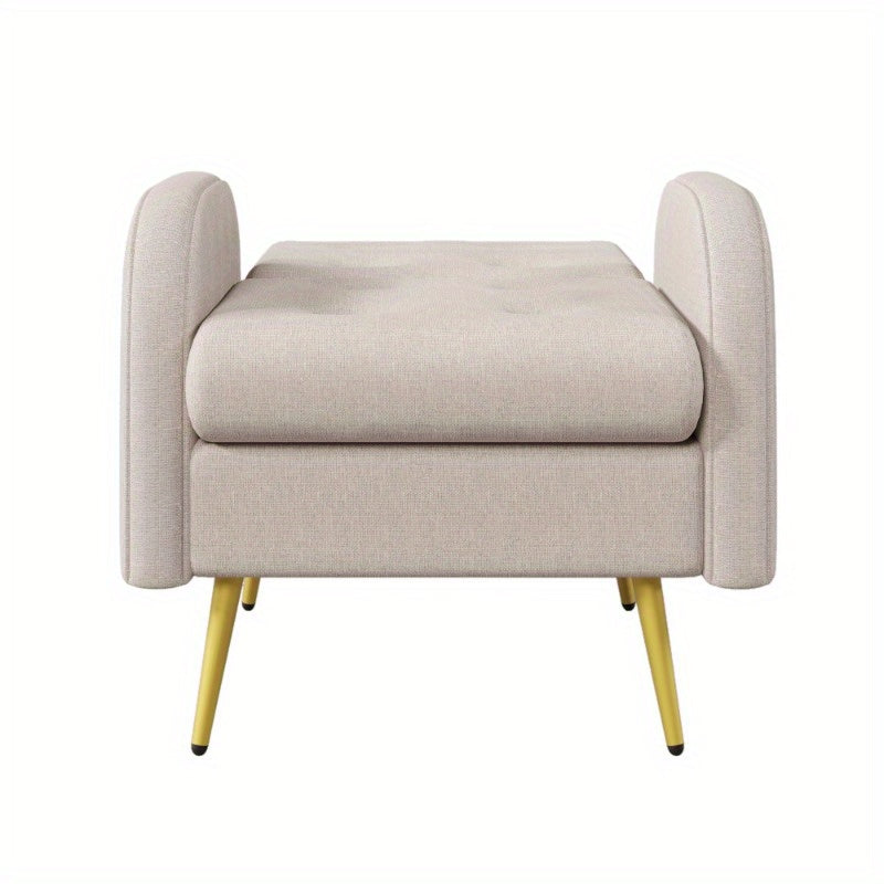 Verstelbare loungestoel – Relaxfauteuil – Recliner – Zitstoel – Loungechair – 3-standen rugleuning – Stevig metalen frame – Inclusief inklapbare voetsteun