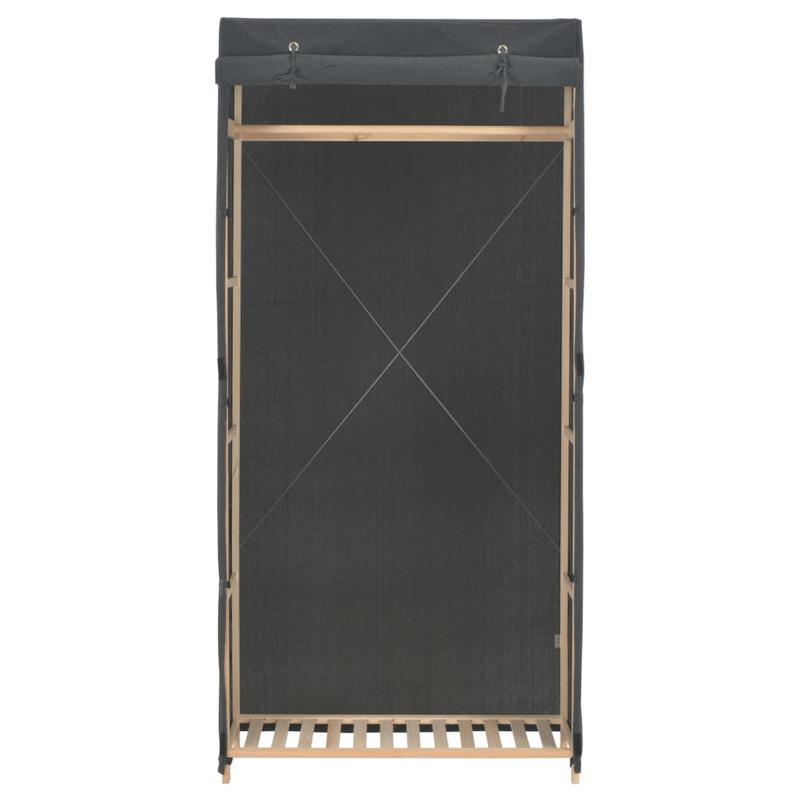 Modern Closet Cabinet - Easy Assembly Freestanding wardrobe, Spacious Interior Storage, Contemporary Bedroom/Living Room Furniture, Easy-to-Clean Fabric-like Surface (79x40x170cm/31.5x15.7x66.9in), Closet for Clothes, Minimal