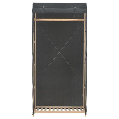Modern Closet Cabinet - Easy Assembly Freestanding wardrobe, Spacious Interior Storage, Contemporary Bedroom/Living Room Furniture, Easy-to-Clean Fabric-like Surface (79x40x170cm/31.5x15.7x66.9in), Closet for Clothes, Minimal