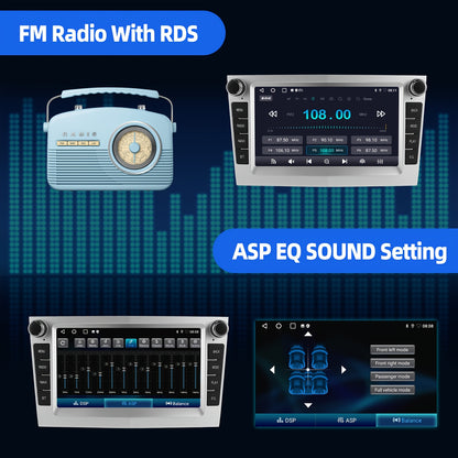 Android 14 Autoradio – 2-DIN Multimedia Speler – 7 Inch Touchscreen Radio – Auto Stereo Systeem – Bluetooth CarPlay Android Auto – Draadloos WiFi GPS – 4GB RAM 64GB Opslag