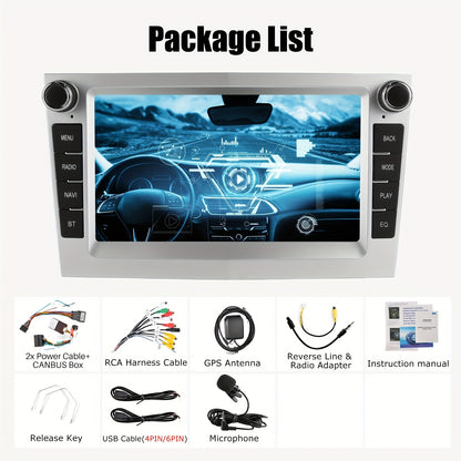 Android 14 Autoradio – 2-DIN Multimedia Speler – 7 Inch Touchscreen Radio – Auto Stereo Systeem – Bluetooth CarPlay Android Auto – Draadloos WiFi GPS – 4GB RAM 64GB Opslag