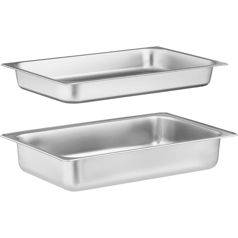 Rolltop Pastawarmhouder – Pasta Warmhouder – Buffet Warmhouder – Catering Warmhouder – GN 1/1 Warmhouder – 9 Liter Inhoud – Roestvrij Staal Waterbad Functie