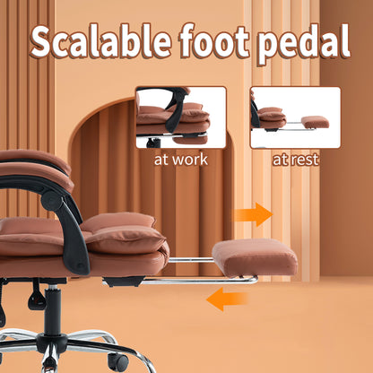 Gamingstoel – Gamestoel – Gaming Chair – Bureaustoel – Game Stoel – Ergonomisch Verstelbaar – PU Leder – Zacht Schuim – Stevige Rugleuning – Paars Wit Design