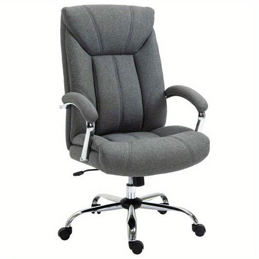 Ergonomische Bureaustoel – Kantoorstoel – Werkstoel – Computestoel – Verstelbare Stoel – Aluminium Frame – Handmatige Rugleuning