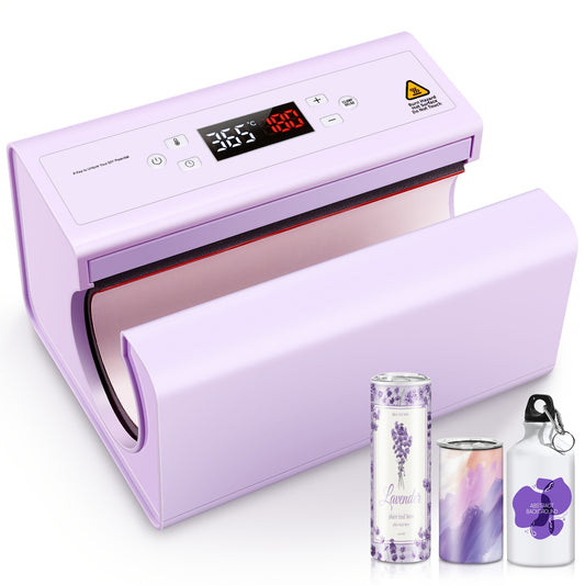 Mokpers – Mokkenpers – Warmte Pers – Sublimatie Pers – Drinkbeker Pers – Automatische Drukregeling – 550W Snelle Gelijke Verwarming – Geschikt voor 7,5-8,5 cm Mokken – Inclusief Sublimatiepapier en Tape – Compact en Draagbaar