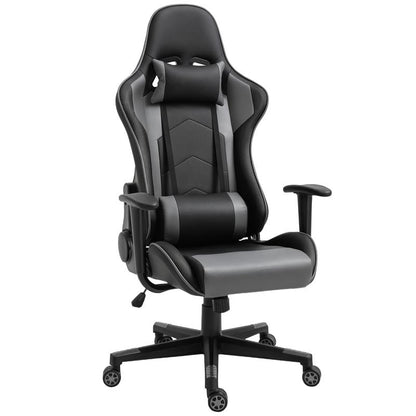 Ergonomische Bureaustoel – Bureaustoel – Gamestoel – Draaistoel – Bureaustoel Zwart – Hoogwaardig Schuim – Handmatig Verstelbare Rugleuning & Hoogte