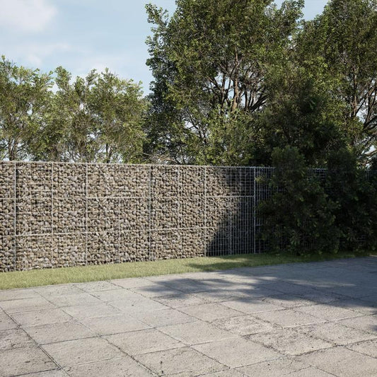 Gabion – Stoneschaal – Steenkorf – Tuinmuur – Erfafscheiding – Gegalvaniseerd IJzer – 800 x 50 x 150 cm – Weerbestendig & Stevig