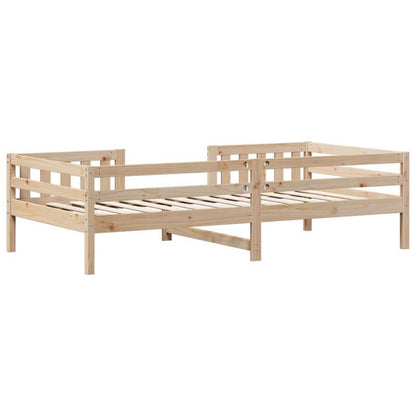 Bedframe – Ledikant – Eenpersoonsbed – Slaapkader – Houten Bed – Massief Dennenhout – Afmeting 80x200 cm – Eenvoudig te Monteren