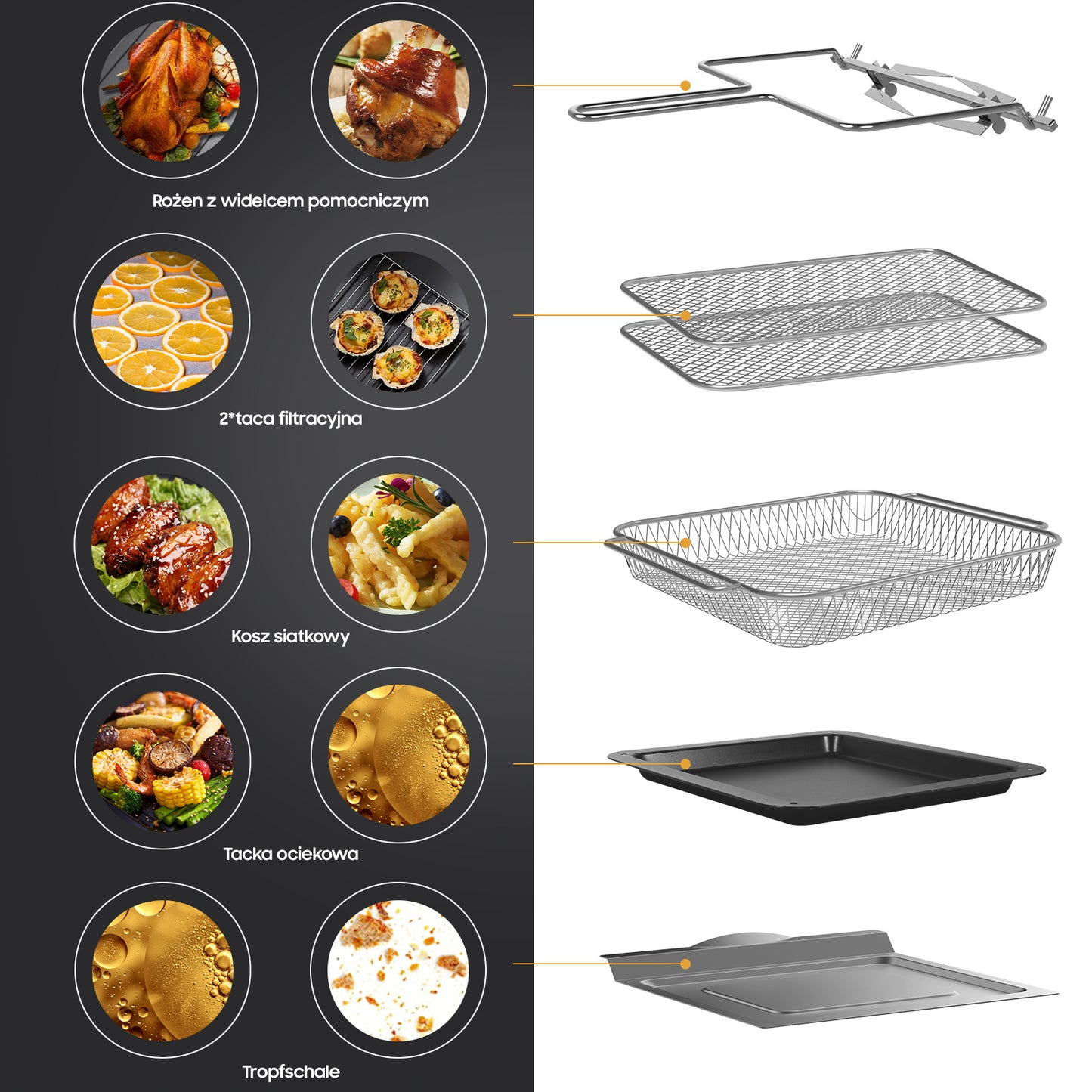 Airfryer – Heteluchtfriteuse – Luchtfriteuse – XXL Friteuse – Heteluchtoven – 15 Liter – 2200W Vermogen – 13 Multifunctioneel