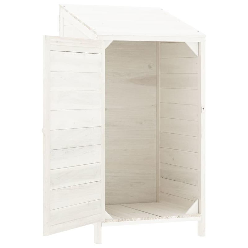 Buitenopberghut – Tuinkast – Tuinberging – Buitenberging – Opbergkast – Compact Formaat – Stevig Stalen Frame – Koperen Dak – Diep Bruin – 55x52x112 cm – Weerbestendig Design