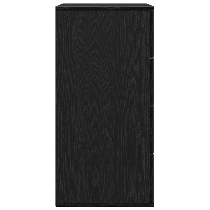 Sideboard met lade Zwart eikenwood 60 x 39 x 80cm Edited wood Practical and removable