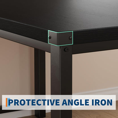 Eettafelset – Eetkamerset – Keukentafelset – Zitgroep – Meubelset – Rechthoekig – Zwart Hout – Inclusief 2 Gestoffeerde Stoelen en Bank – Compact Voor 4 Personen