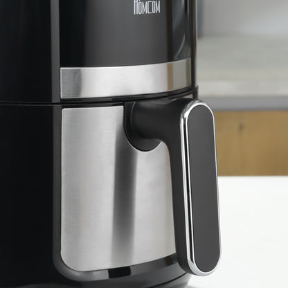 4L Heteluchtfriteuse – Airfryer – Luchtfriteuse – Friteuse Zonder Olie – Digitale Airfryer – 12 Voorinstellingen – Temperatuurinstelling 80-200°C – Antiaanbaklaag – Zwart