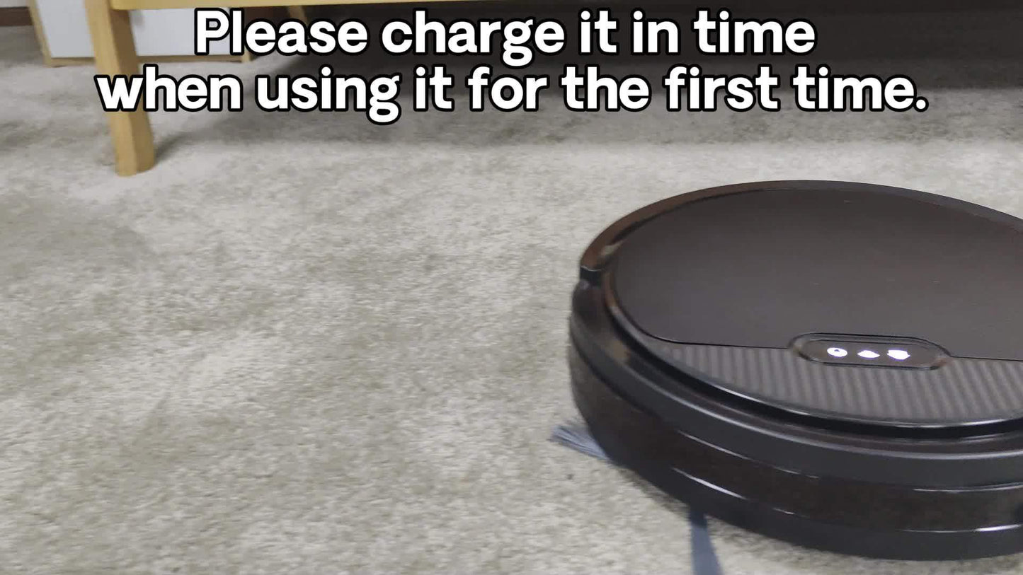 Robotstofzuiger – Robot Cleaner – Robot Veegmachine – Automatische Stofzuiger – Dweilrobot – Zwart – 4500 mAh Batterij – 650 ml Stofreservoir