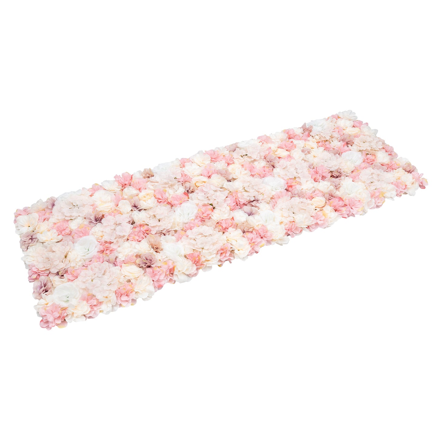 Nep bloemen muurdecoratie – Kunstbloemen wanddecoratie – Bloemenwand panelen – Decoratieve rozen – Kunstbloemen wandpanelen – Set van 12 panelen – Hoogwaardige kunststof en stof – Geschikt voor binnen en buitengebruik