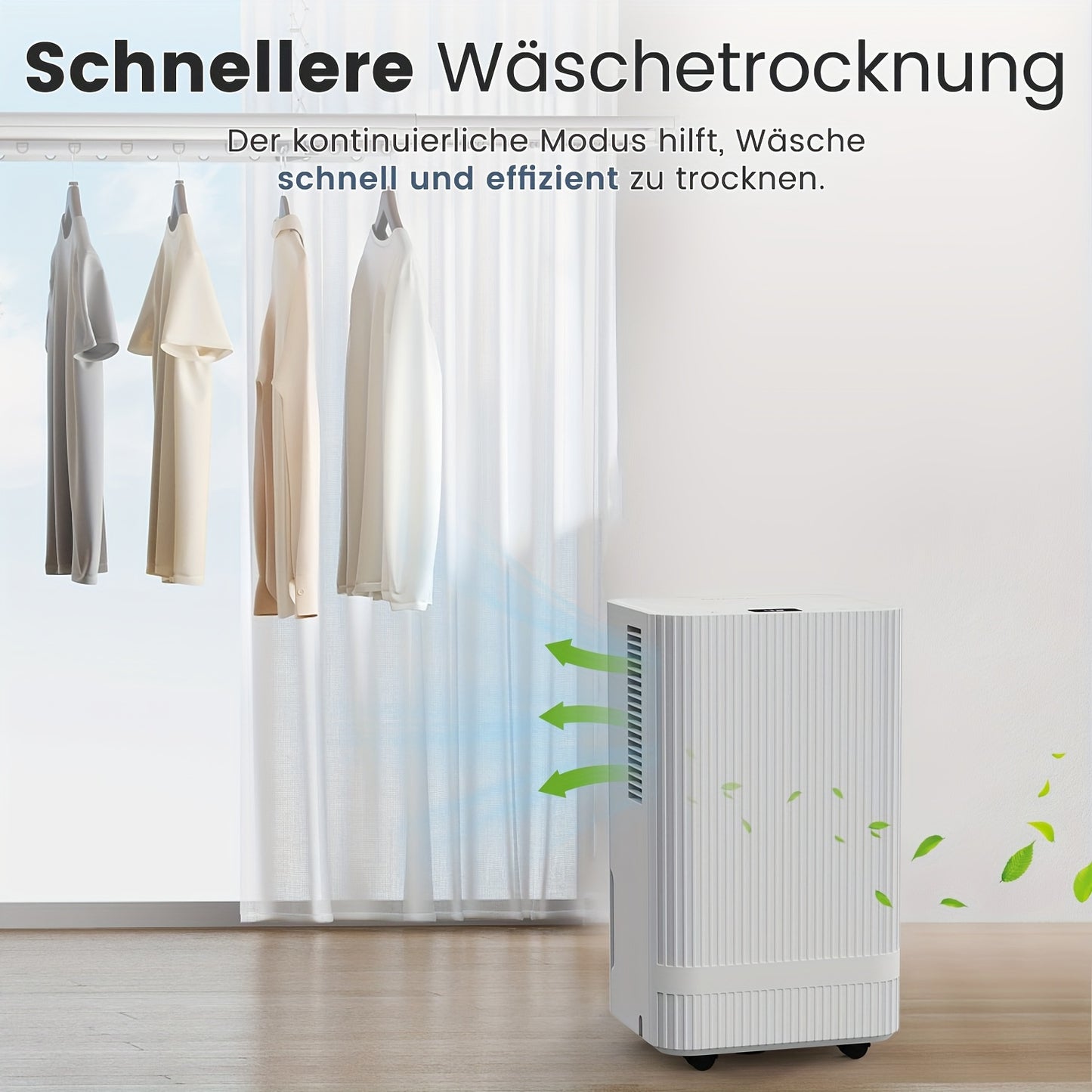 Wi-Fi App Dehumidifiers for Home 14L/Day Compressor Dehumidifier for Bedroom with Ultra-Quiet Sleep Mode Drying Clothes, Auto Off, 24H Timer, Continuous Drainage, Humidity Sensor, for Basement Home Damp