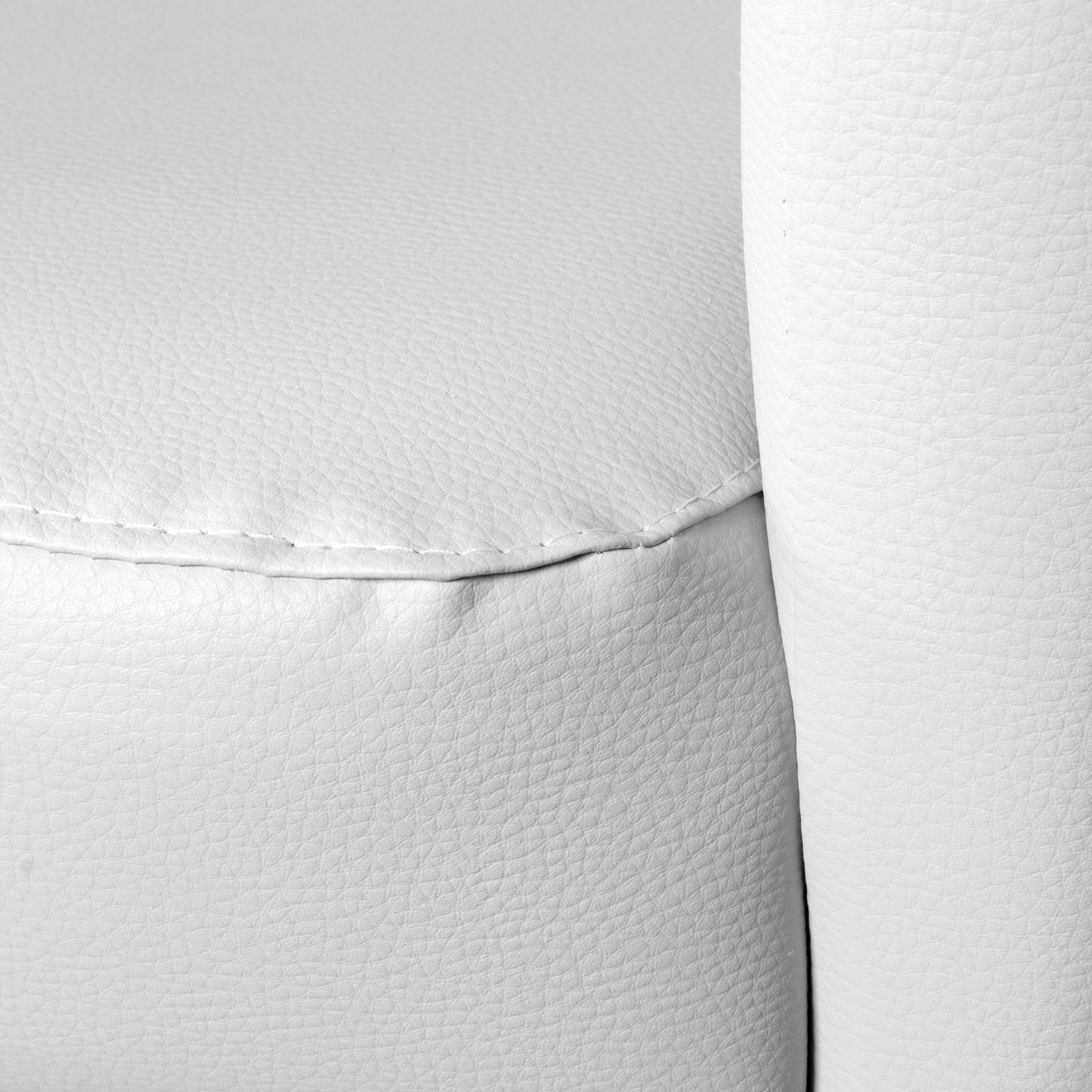 Dpanett Armchair, Upholstered Living Room Chair, Padded Seat with Eco-Leather Armrests, 64x63x76 cm, Available in 5 Colors