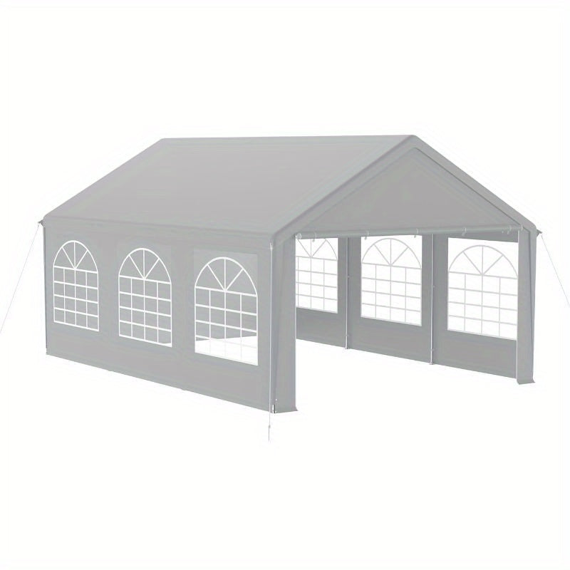 Partytent – Feesttent – Tuin Tent – Evenementen Tent – Gazebo – Verwijderbare Zijwanden – Stevig Met Koude- En Zonbescherming – 4x6 Meter