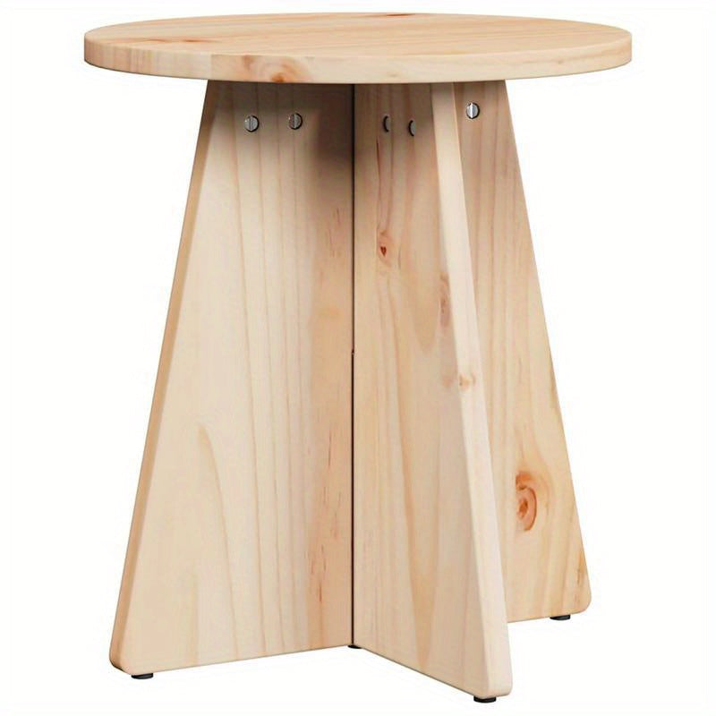 Coffee table 3pcs Natuurlijk 49 x 49 x 30cm solid pinewood Removable, suitable for indoor use and suitable for all seasons, Seasonal Home Accessory, Versatile Table Set, Modern Coffee Table, Sleek Home Decor, Durable Wood Fur