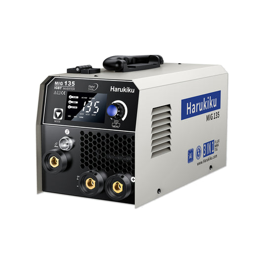 Lasapparaat – MIG-lasapparaat – TIG-lasapparaat – Elektrode lasmachine – 3-in-1 Lasser – Gasloos Flux Core – 130A Sterk – AI Lassistent