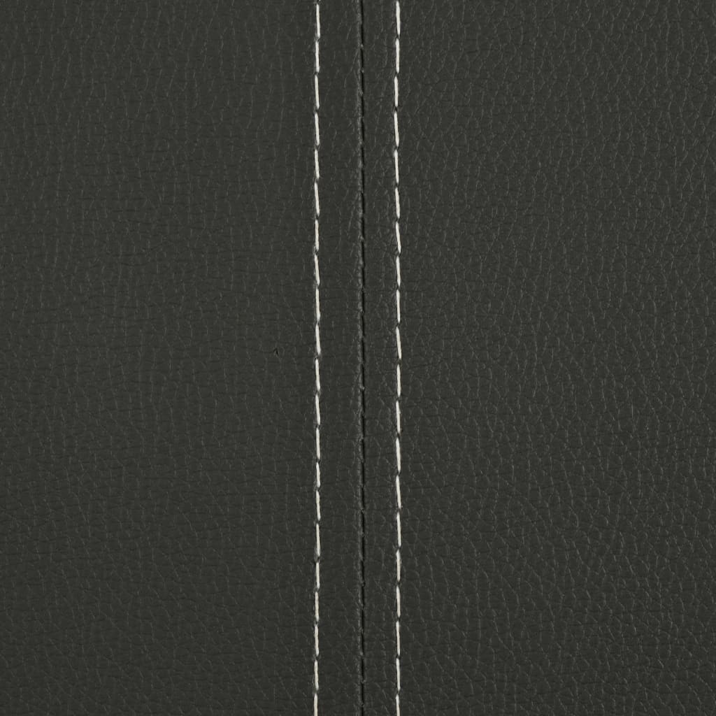 Eetkamerstoel – Stoel – Kuipstoel – Set Van 2 – Kunstlederen Bekleding – Gepoedercoat Stalen Frame – Zithoogte 49 cm – Comfortabel Foamgevuld