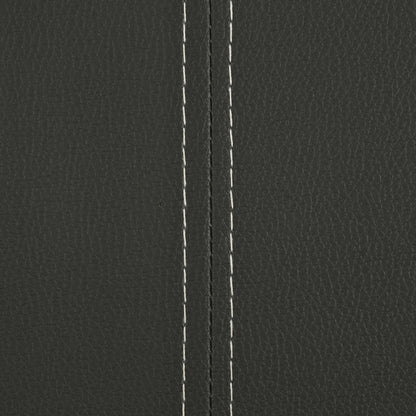 Eetkamerstoel – Stoel – Kuipstoel – Set Van 2 – Kunstlederen Bekleding – Gepoedercoat Stalen Frame – Zithoogte 49 cm – Comfortabel Foamgevuld