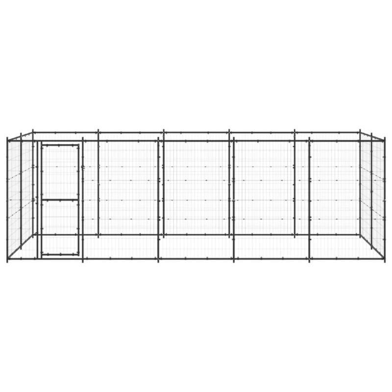 Hondenren – Hondenhok – Loopren – Hondenhokken – Stevig Stalen Frame – Verstelbare Hoogte 102-369 cm