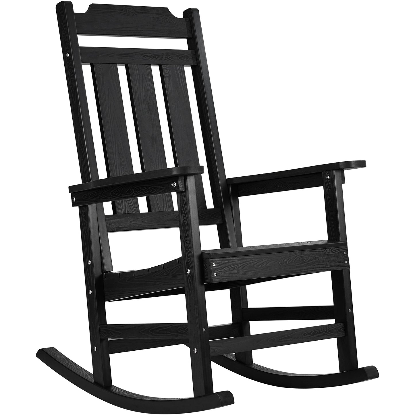 Schommelstoel Buiten – Schommelstoel Tuin – Patio Stoel – Veranda Stoel – Balkon Stoel – Weerbestendig HIPS Materiaal – Ergonomisch Comfort Met 5° Hellingshoek