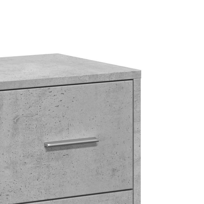 Modern Industrieel Dressoir – Opbergkast – Buffetkast – Sideboard – Kast – Grijs Beton – 60x31x84 cm – Massief Hout – Minimalistisch Design