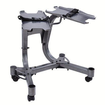 Adjustable Dumbbell Rack with Casters, Maximum Load Capacity 100kg/220 Lbs Dumbbells, Suitable for Home Gym