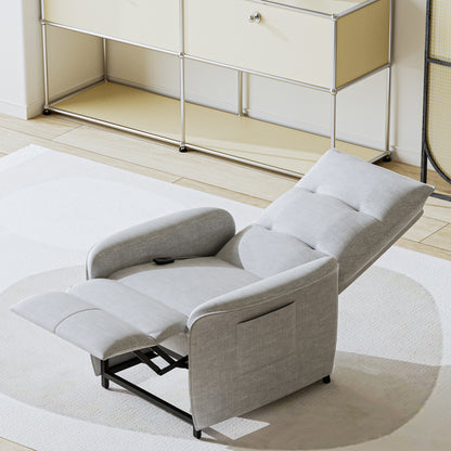 Relaxfauteuil – Elektrische Fauteuil – Verstelbare Stoel – Zitstoel – Loungefauteuil – Verstelbare Rugleuning – Polyester Bekleding 102x58x81 cm