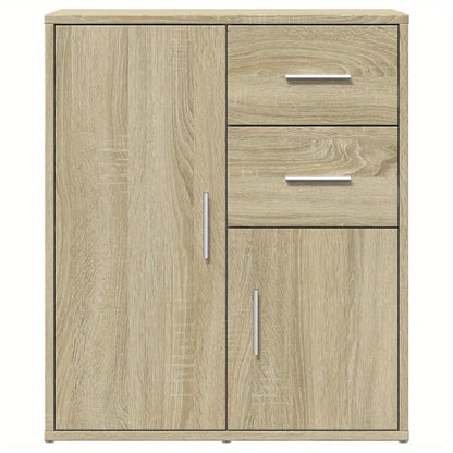 Sideboard – Kast – Opbergkast – Dressoir – Bergkast – Sonoma Eik – Set Van 2 – 60x31x70 cm – Geassembleerd Hout