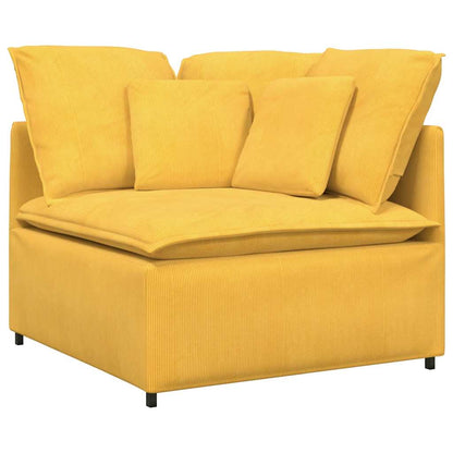 Modulaire Bank – Modulair Zitbank – Hoekbank – Loungesofa – Zithoek – Corduroy Stof – Stevig Metaal Frame