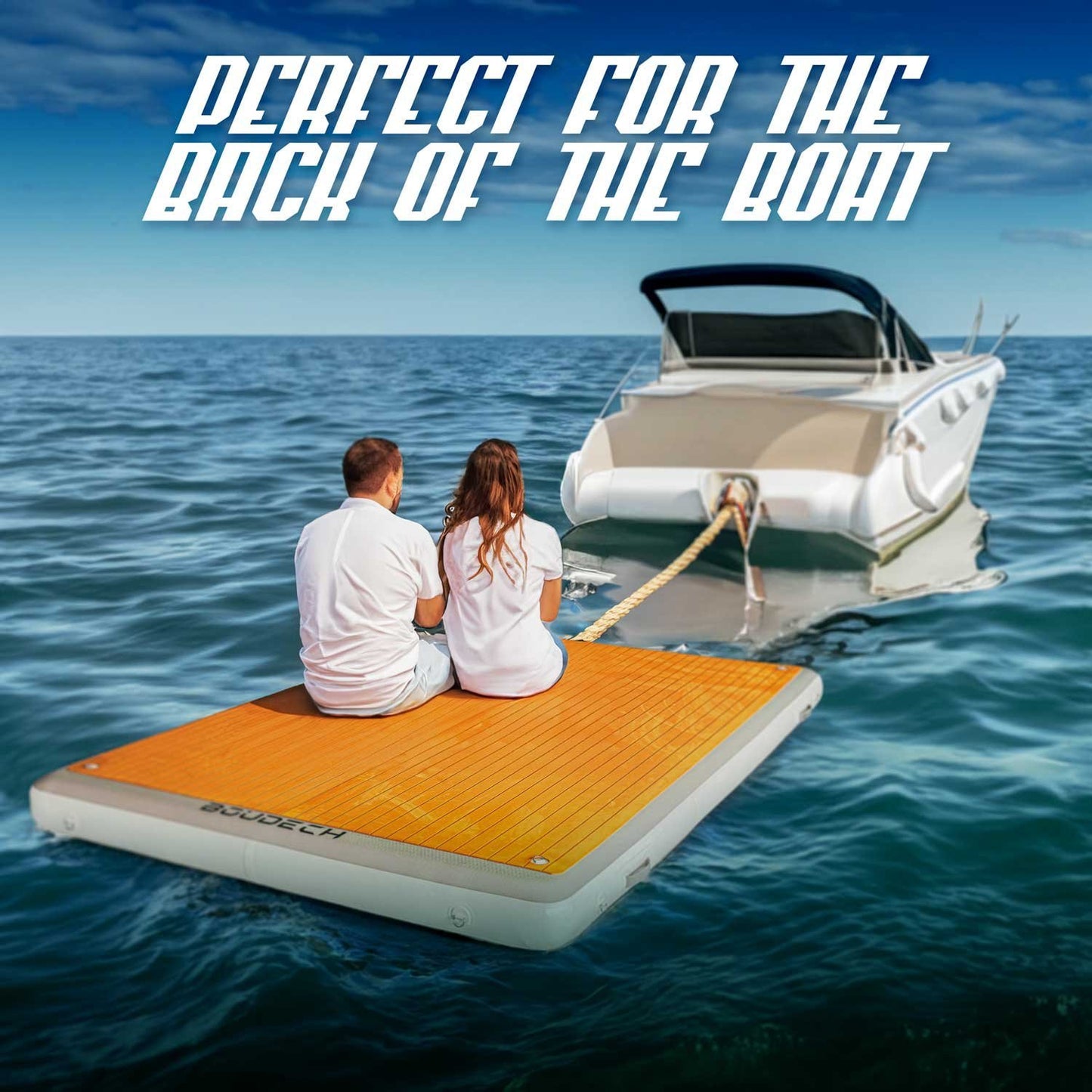 Opblaasbare Drijfmatras – Inflatable Zwemsteiger – Drijfbed – Vlot – Watermatras – 3x2 Meter – 20 cm Dikte – Hoogwaardig PVC
