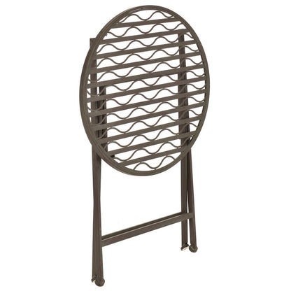Bistro Set Biella 3pcs Foldable Metal