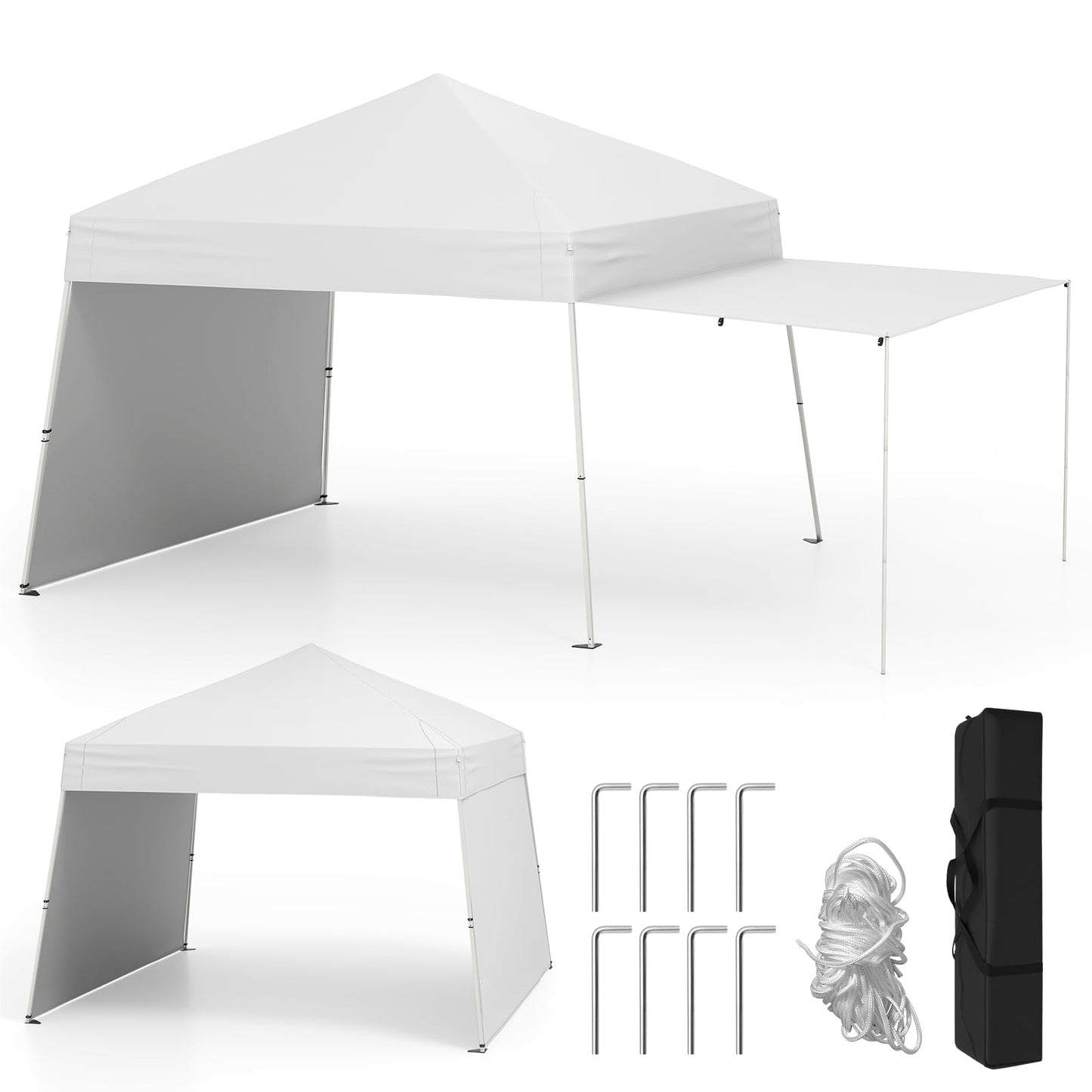 Pop-Up Paviljoen – Vouwtent – Tuinpaviljoen – Partytent – Zonnetent – 3 x 4 Meter – Hoogte Verstelbaar – UV Bescherming 50+