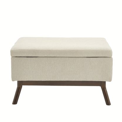 Opbergbank – Zitbank – Schoenenbank – Koffietafel – Opbergkast – Wit – Modern Design – Lift-Top Deksel – Ruime Opbergruimte (>3,2 ft³) – Stevig & Duurzaam