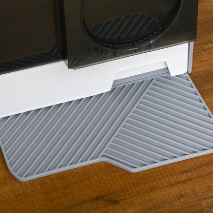 kattenbak automatisch – zelfreinigende kattenbak – elektrische kattenbak – slimme kattentoilet – automatische kattenbak met app – geurfilter ventilatiesysteem – duurzaam kunststof – modern grijs design
