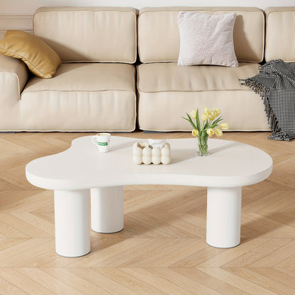 Irregular Cloud-shaped Coffee Table, Length 107cm, Width 66cm, Height 40.5cm, Felt Base