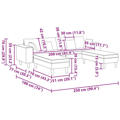 Velvet Bank – Fluwelen Sofa – Zitbank – Loungebank – Slaapbank – Zacht Fluweel – Stevig Houten Frame – Turquoise Zonder Ottoman