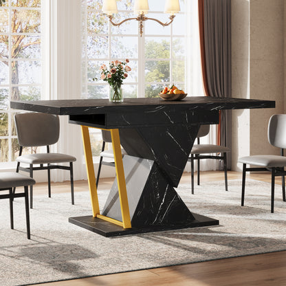 Uitklaptafel – Klaptafel – Eettafel – Uitschuiftafel – Inklapbare Tafel – Ruimtebesparend – Verstelbaar 110-140 cm – Modern Zonder Hout