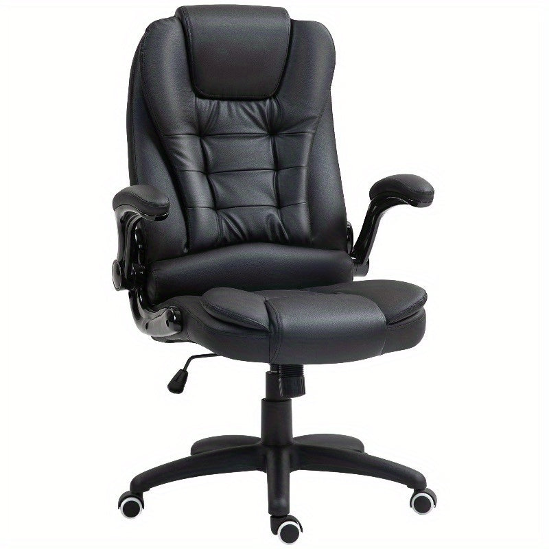 Ergonomische Bureaustoel – Office Chair – Werkstoel – Desk Chair – Draaistoel – Verstelbare Hoogte – Kantelfunctie Met Opklapbare Armleuningen