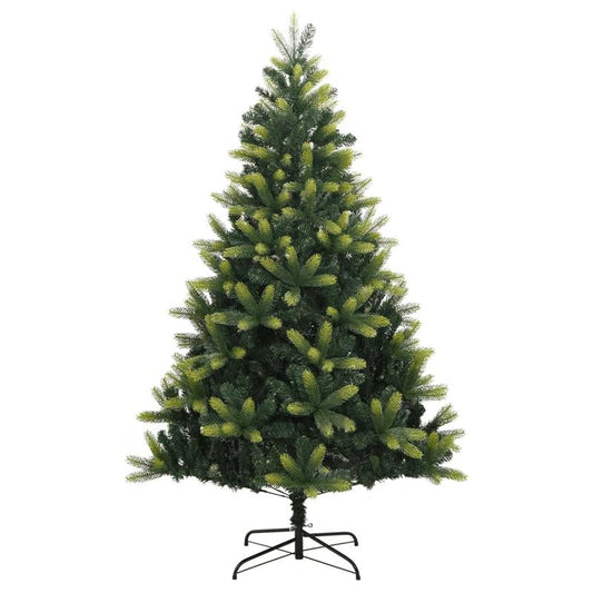 Kunstkerstboom – Kunstboom – Nepkerstboom – Kerstboom – Decoratieboom – Opvouwbaar Ontwerp – 180 cm Hoogte – Met Metalen Standaard